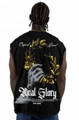 Camisilla Negra Real Glory Alto Gramaje