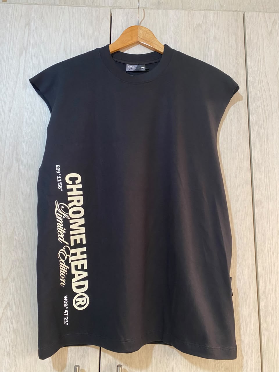 Camisilla Negra Chrome Head Alto Gramaje