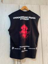 Camisilla Negra Underground Design Alto Gramaje