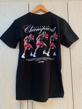 Camiseta Negra Champions Boxeo Alto Gramaje