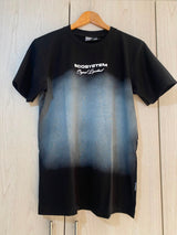 Camiseta Negra Ecosystem Humo Alto Gramaje