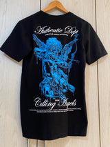 Camiseta Negra Galling Angels Alto Gramaje