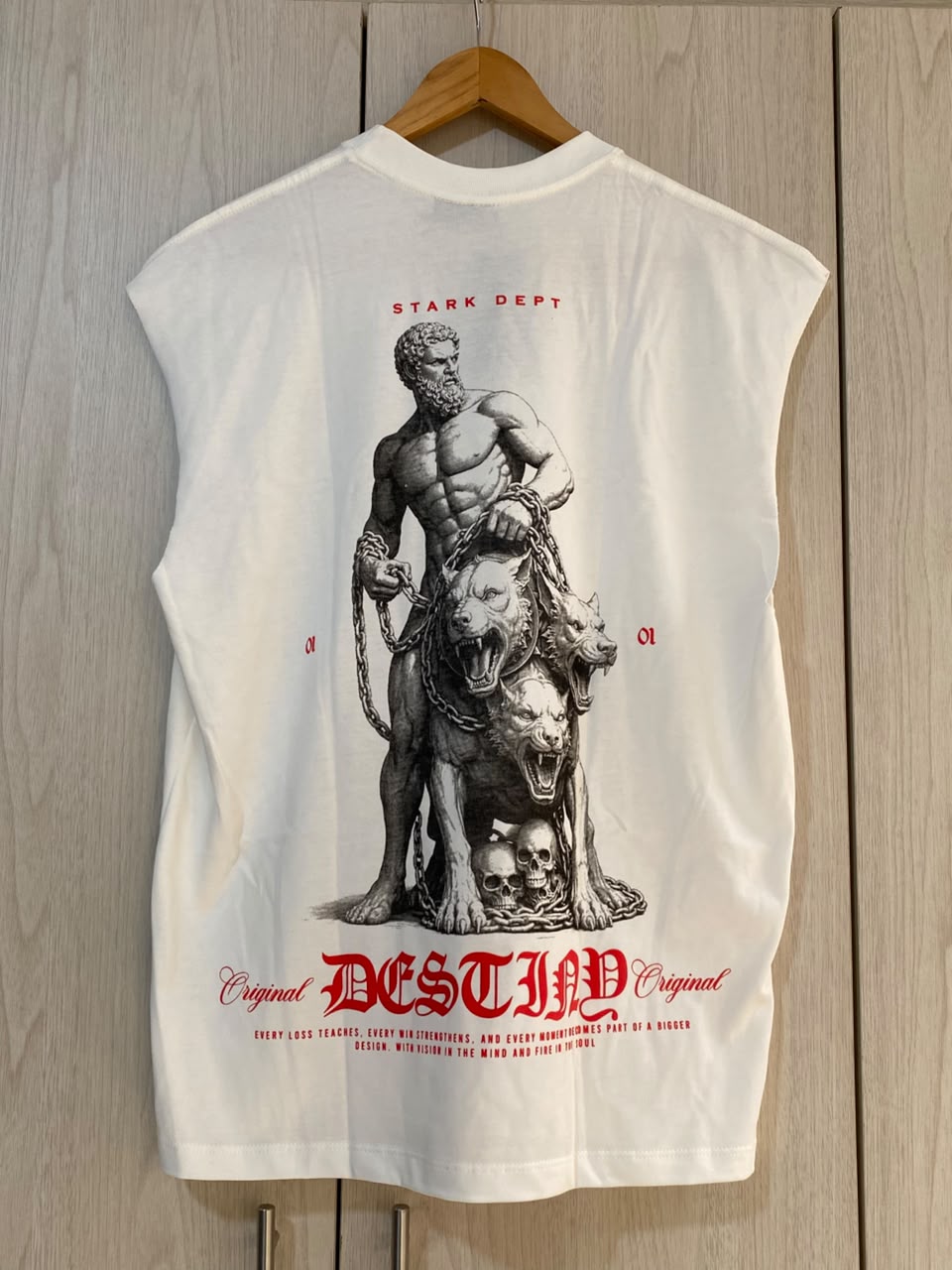 Camisilla Crudo Destiny  Esculture Dog Alto Gramaje