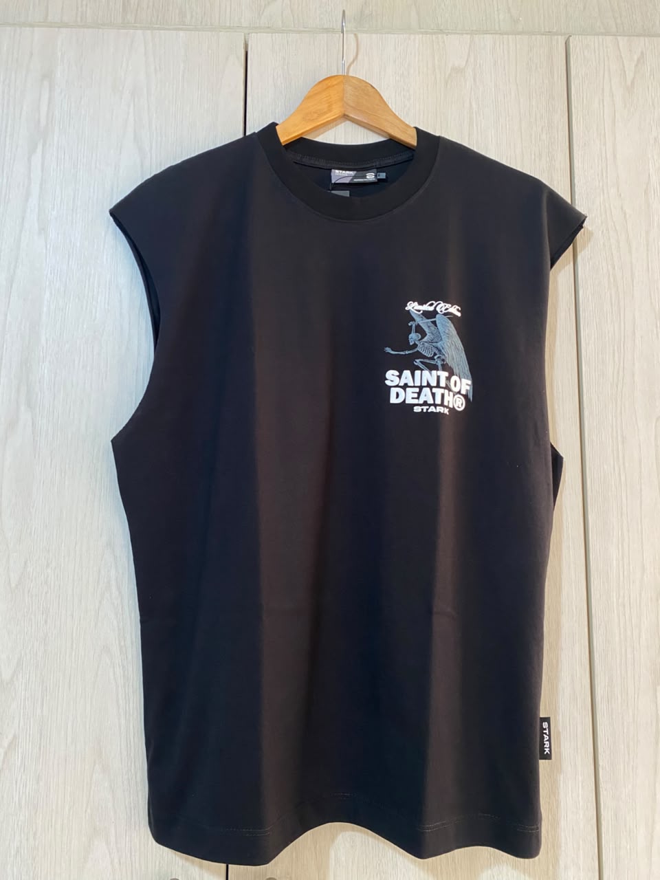 Camisilla Negra Saint Of Death Alto Gramaje