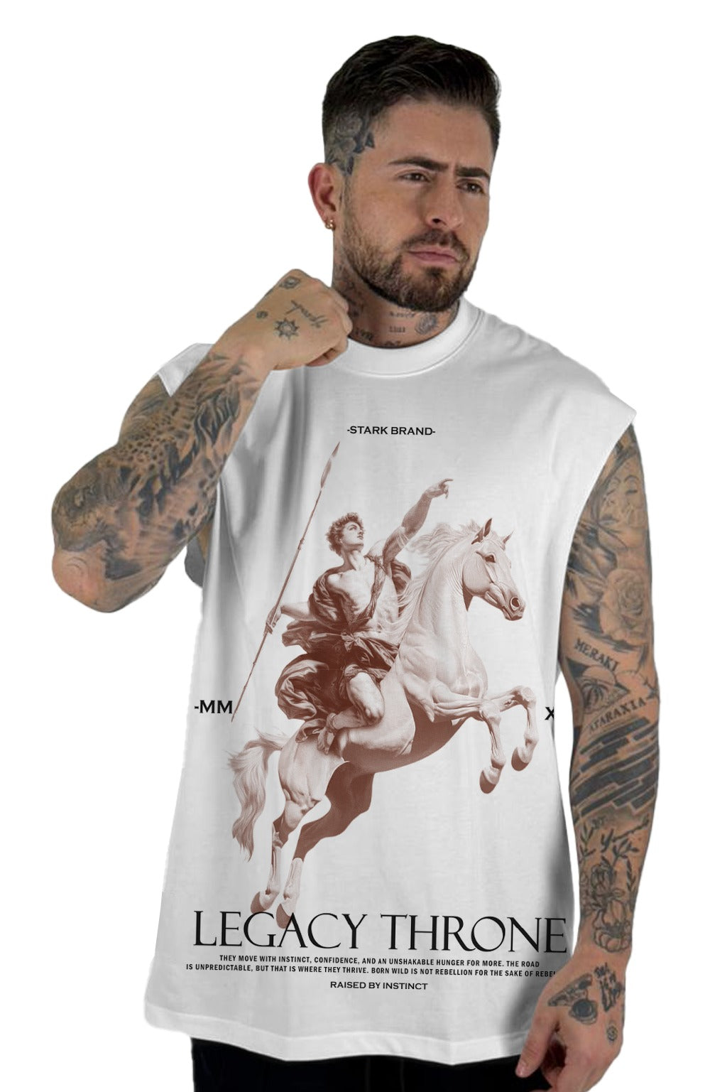 Camisilla Crudo Legacy Throne Alto Gramaje