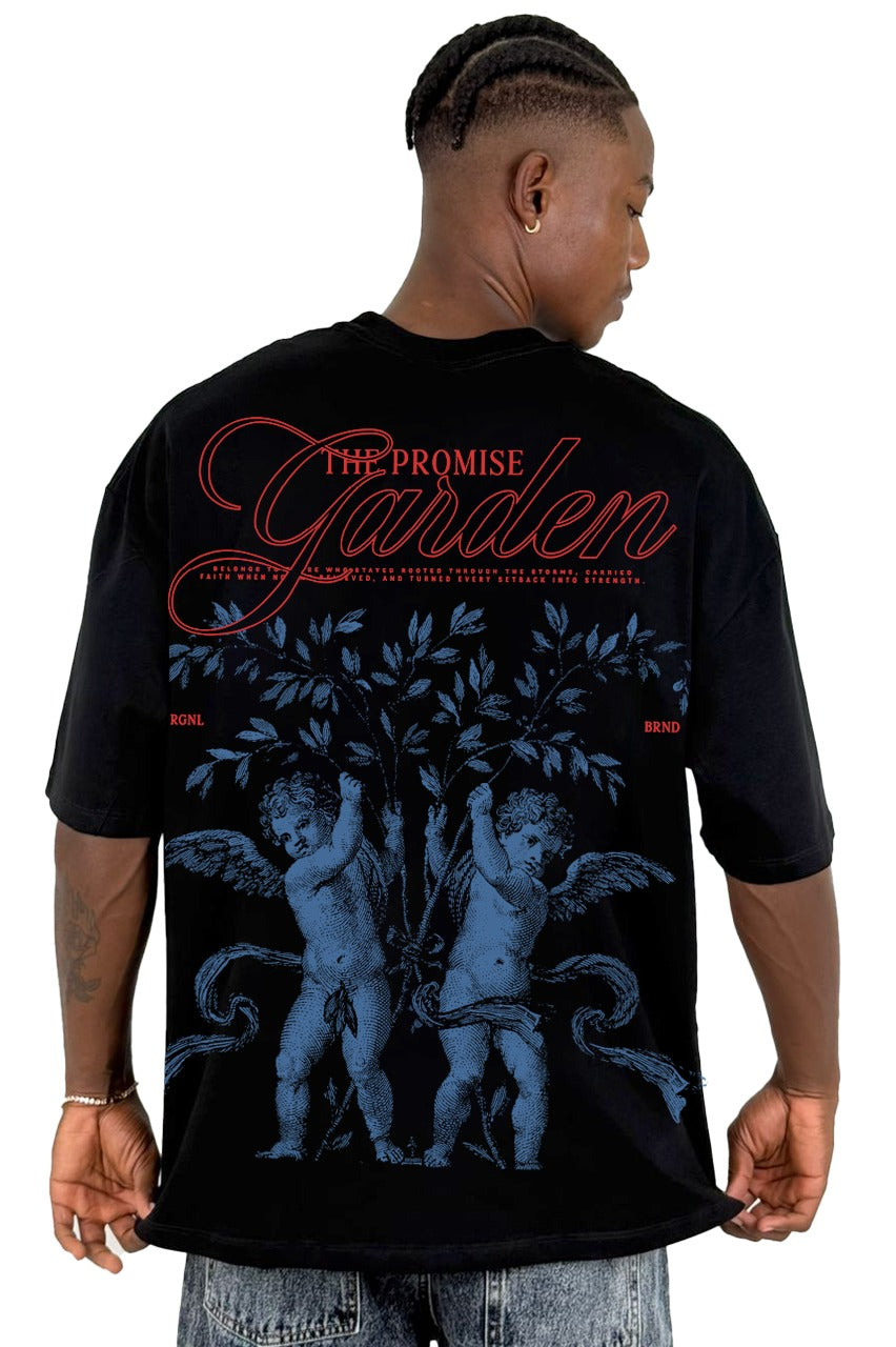 Oversize Negra The Promise Garden Alto Gramaje
