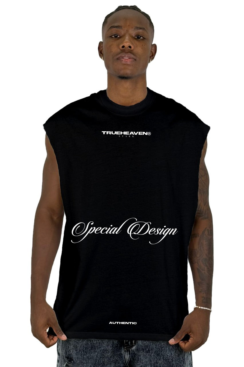 Camisilla Negra Trueheaven Alto Gramaje