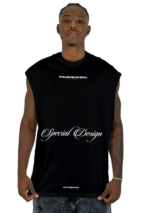 Camisilla Negra Trueheaven Alto Gramaje