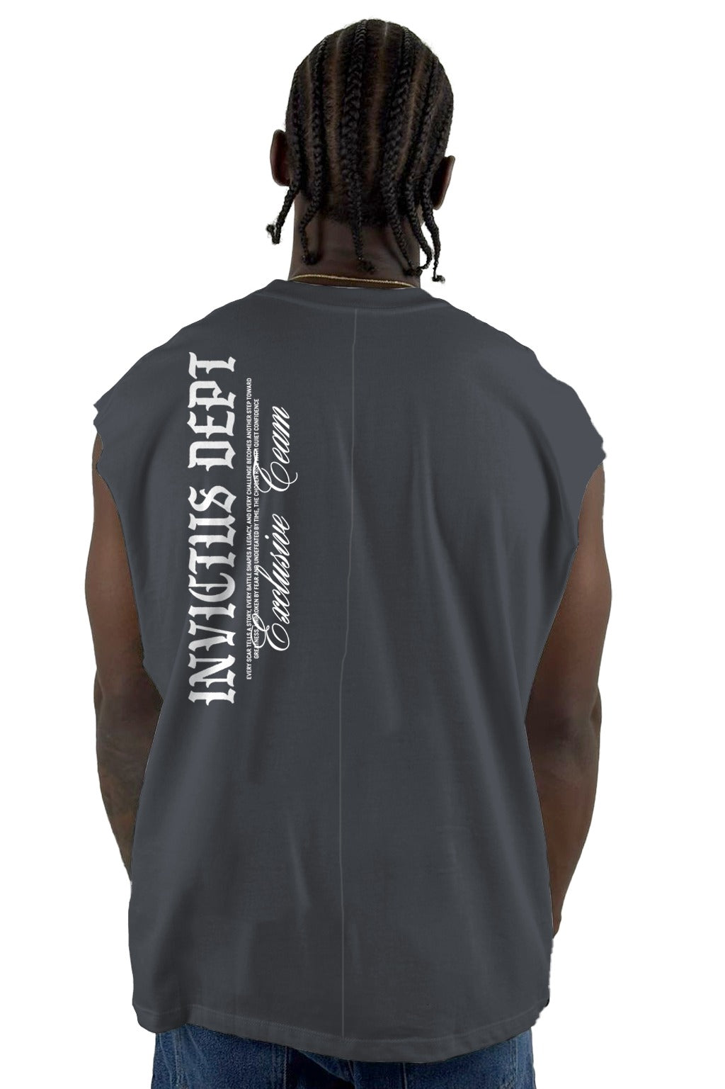 Camisilla Gris Invictus Alto Gramaje