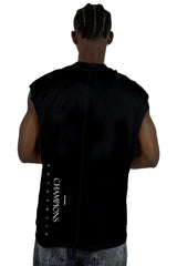 Camisilla Negra Champions Boxeo Alto Gramaje
