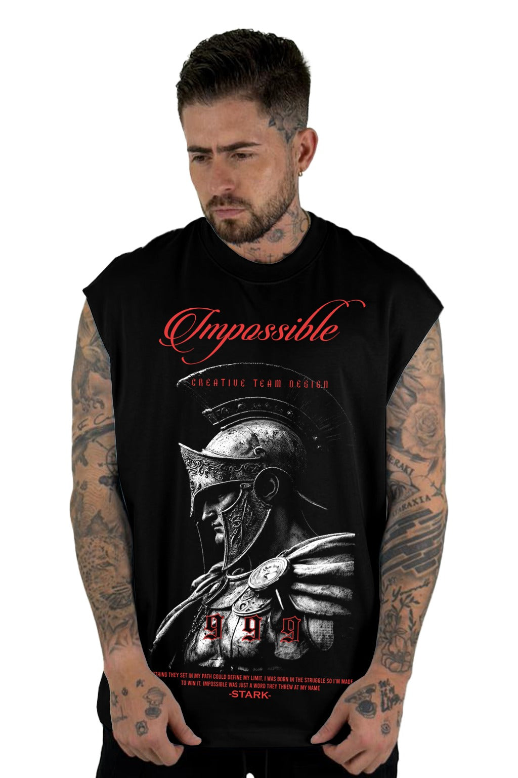 Camisilla Negra Impossible 999 Alto Gramaje