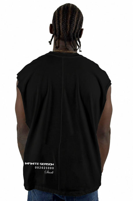 Camisilla Negra Infinite Season Alto Gramaje