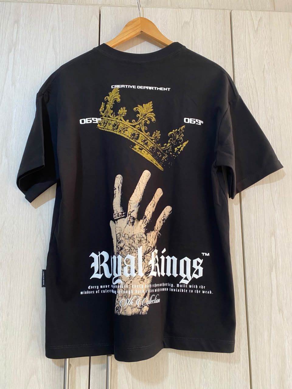 Oversize Negra Royal Kings Alto Gramaje