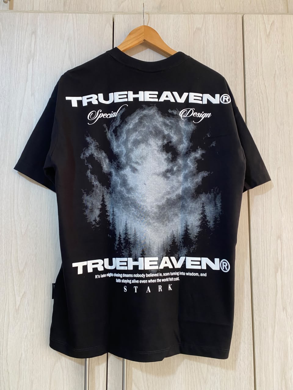 Oversize Negra TrueHeaven Alto Gramaje