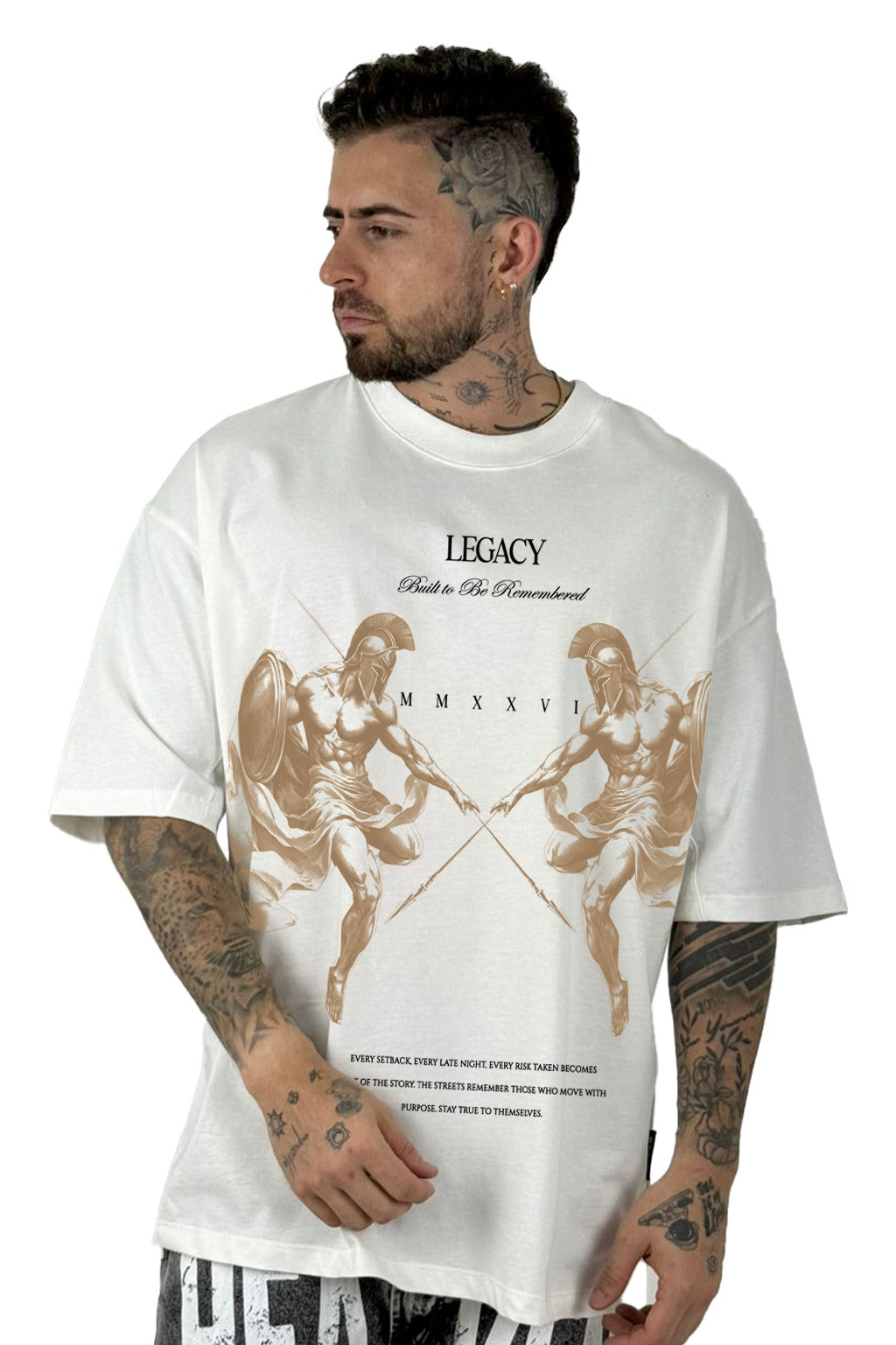Oversize Crudo Legacy Gladiador Alto Gramaje