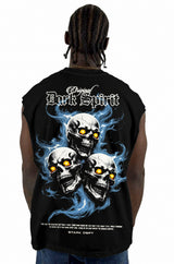 Camisilla Negra Dark Spirit Alto Gramaje