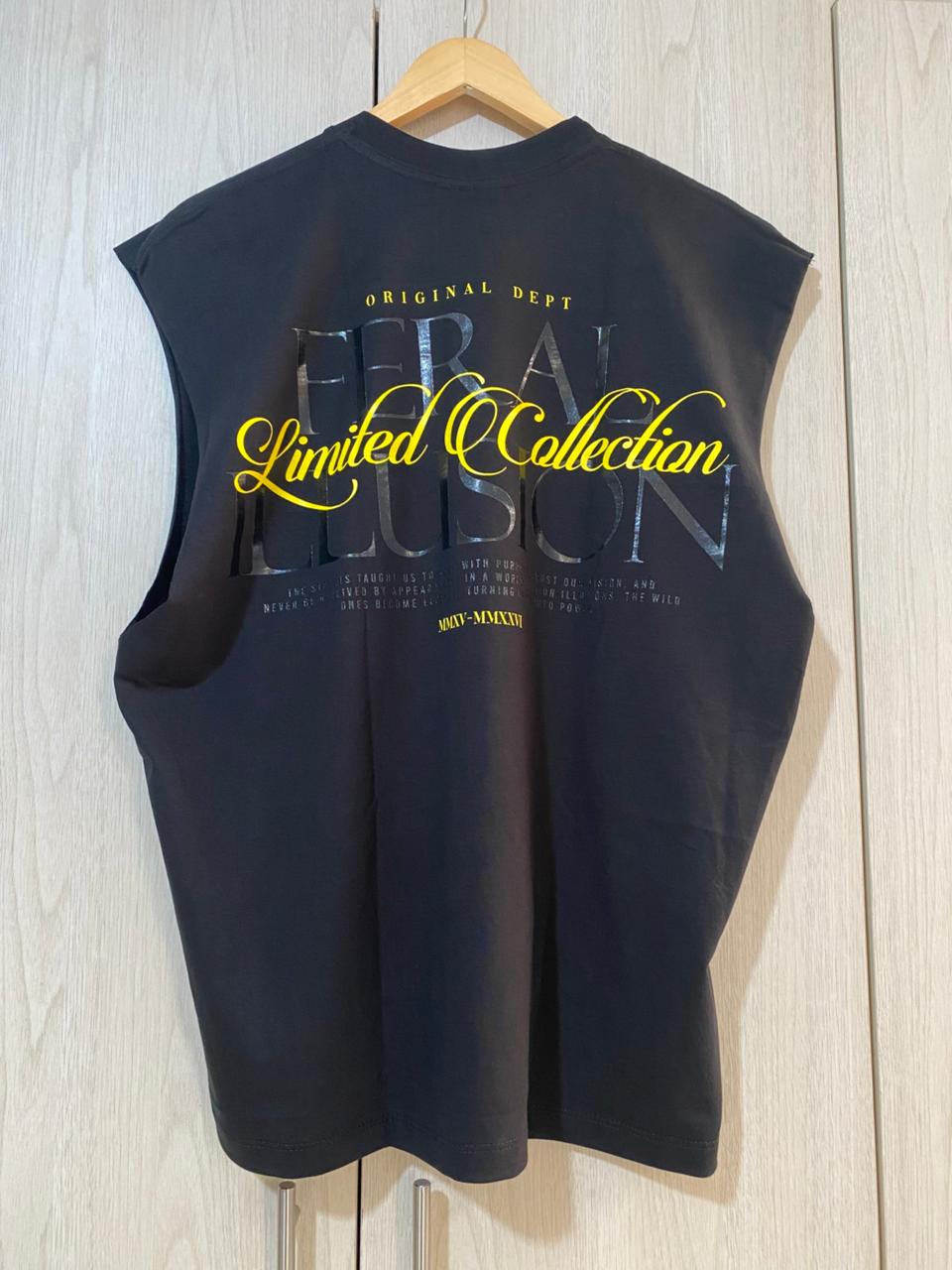Camisilla Negra Fer Al Illusion Alto Gramaje