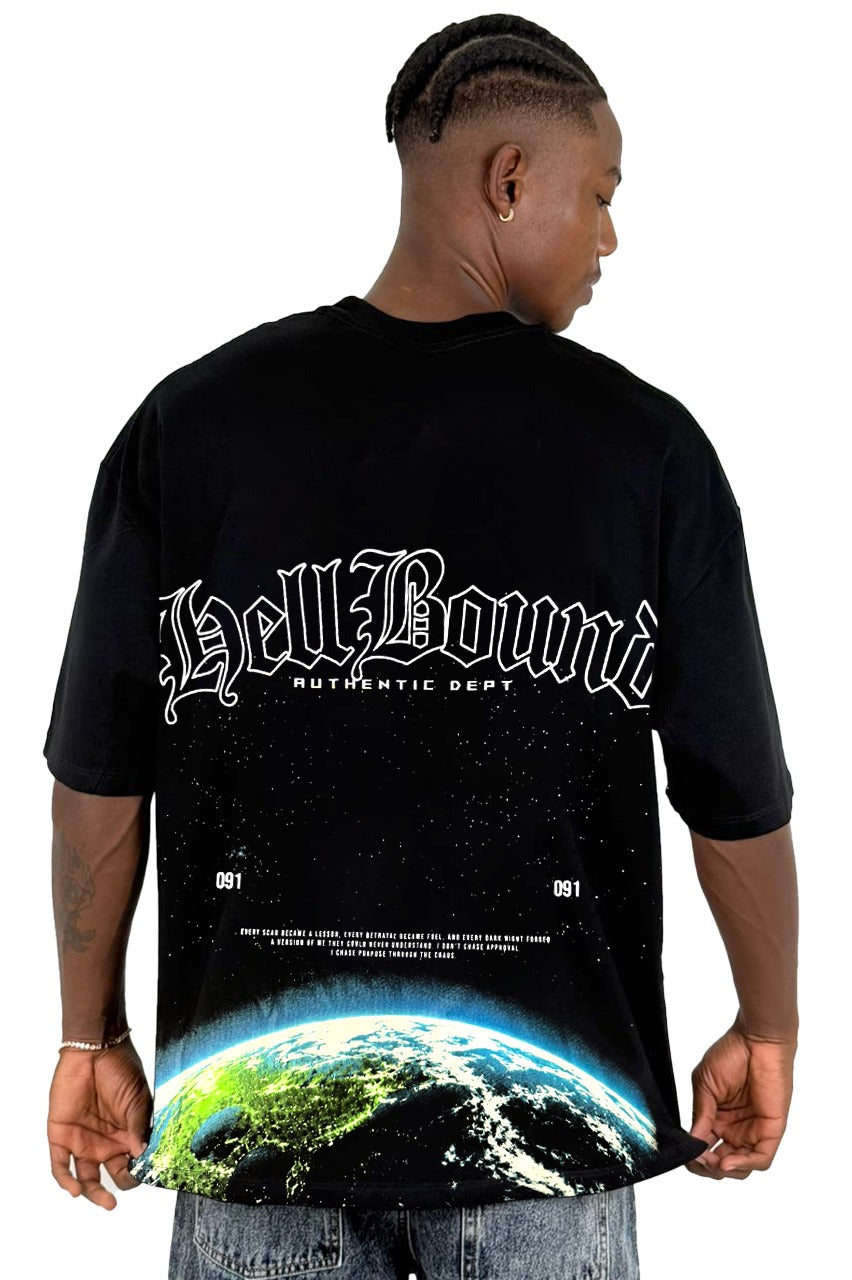 Oversize Negra Hell Bound Alto Gramaje