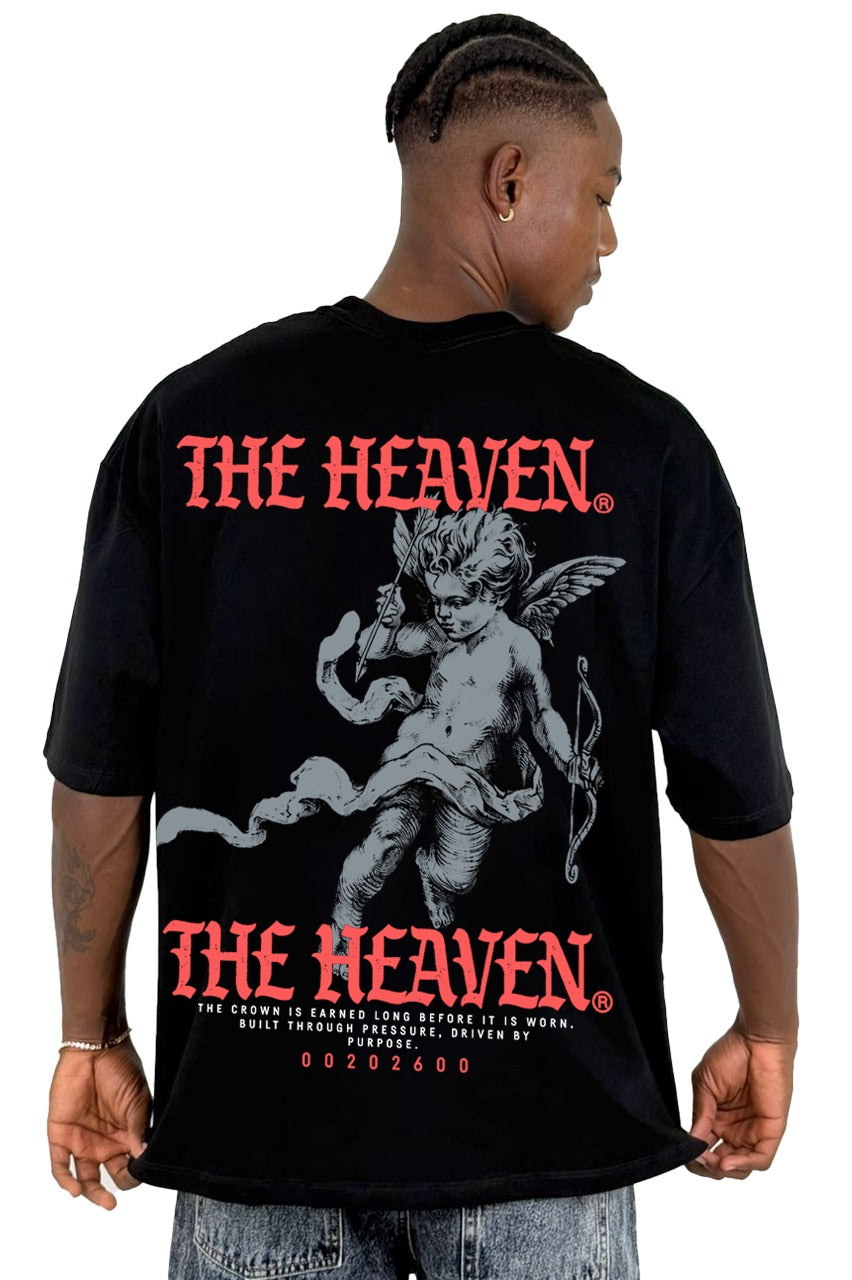 Oversize Negra The Heaven Cupido Alto Gramaje