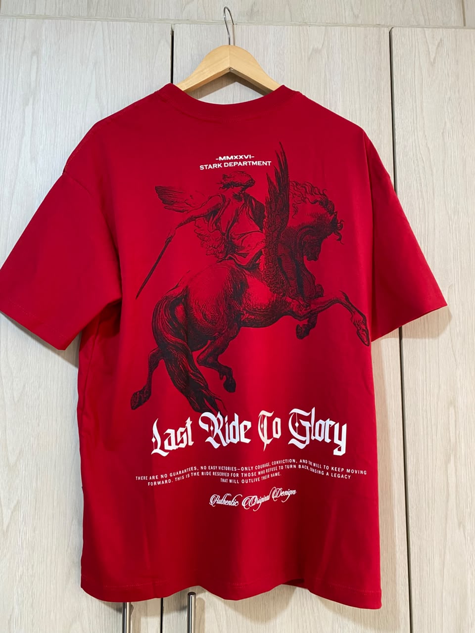 Oversize Roja Last Ride To Glory Alto Gramaje