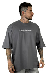 Oversize Gris Champions Alto Gramaje