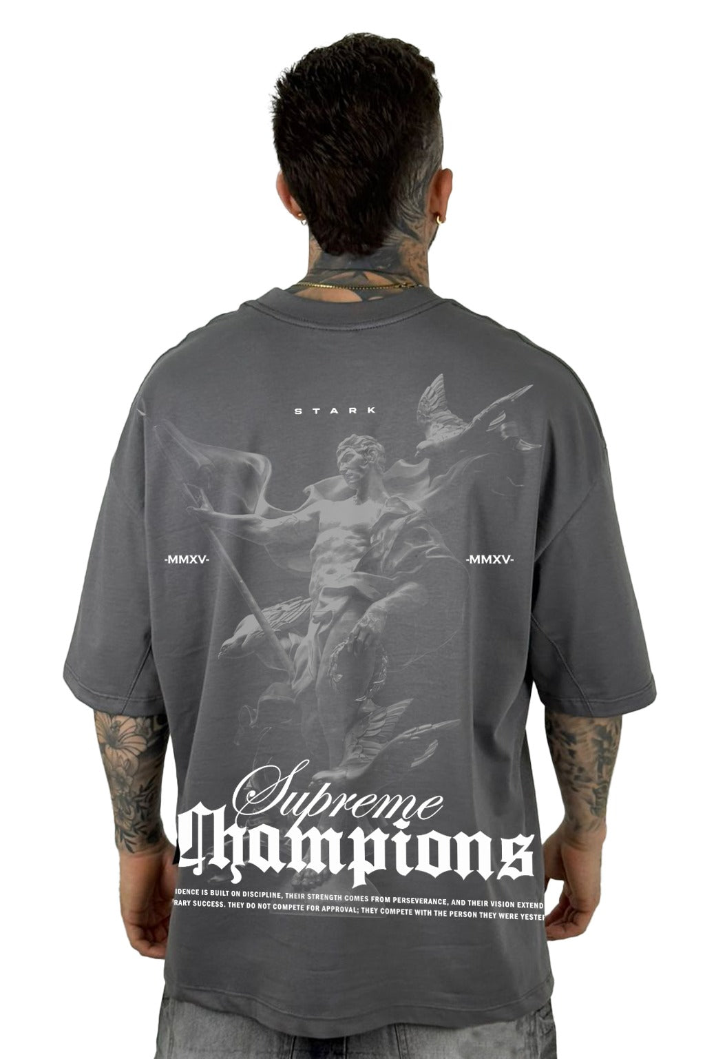 Oversize Gris Champions Alto Gramaje