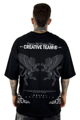 Oversize Negra Creative Team Alto Gramaje
