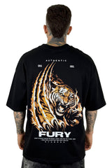 Oversize Negra Fury Alto Gramaje