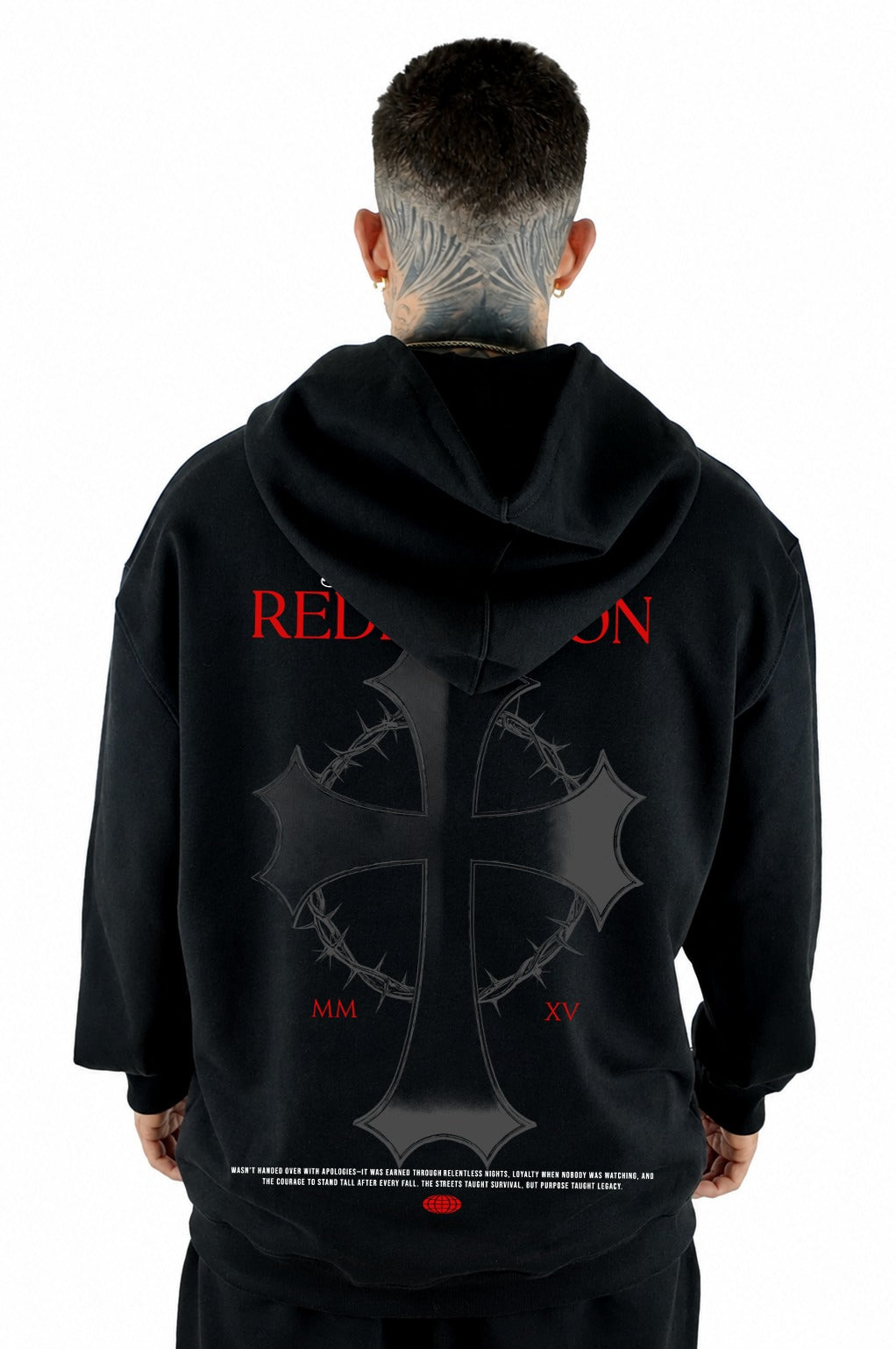 Conjunto Premium Negro Redemption Cruz