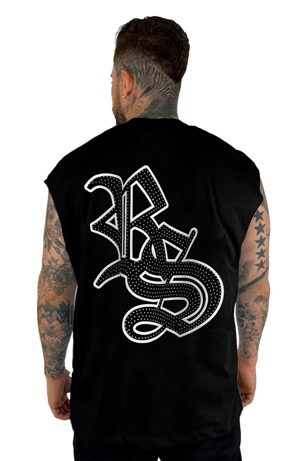 Camisilla Negra Rebel Saints Pedreria Alto Gramaje
