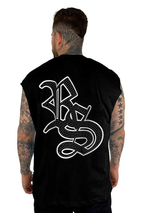 Camisilla Negra Rebel Saints Pedreria Alto Gramaje