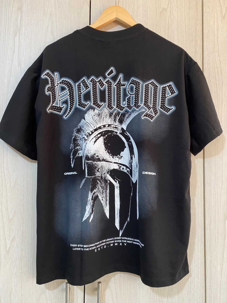 Oversize Negra Heritage Pedreria Alto Gramaje