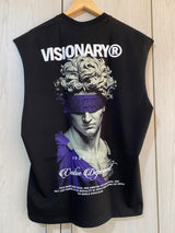 Camisilla Negra Visionary Alto Gramaje