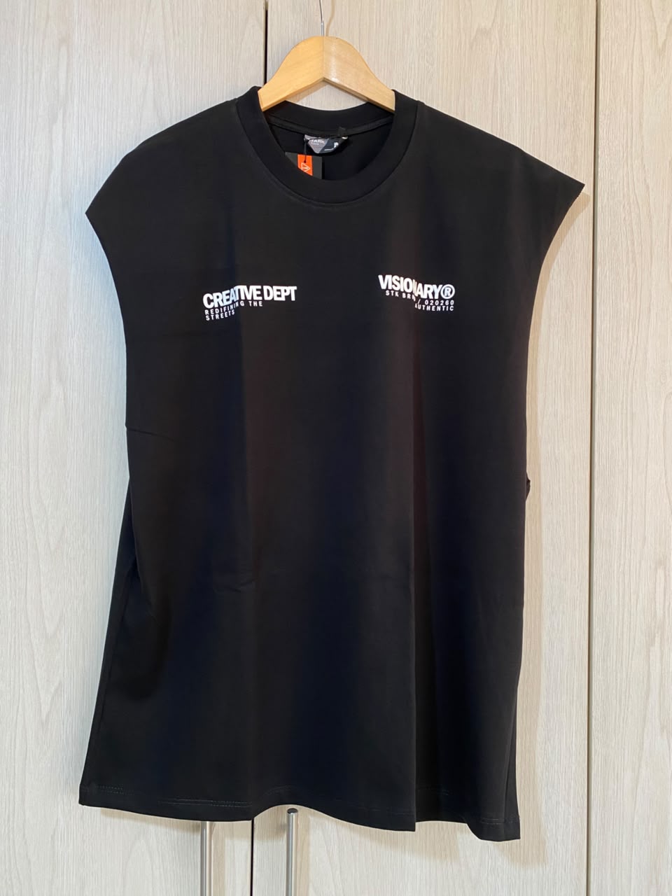 Camisilla Negra Visionary Alto Gramaje