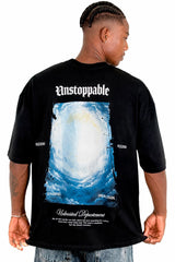 Oversize Negra Unstoppable Cielo Alto Gramaje