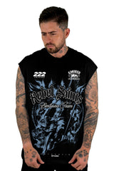Camisilla Negra Rebel Saints Pedreria Alto Gramaje
