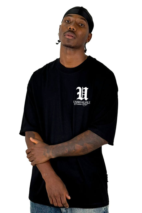 Oversize Negra Unbreakable Gladiador Alto Gramaje