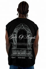 Camisilla Negra Gate Of Angels Alto Gramaje