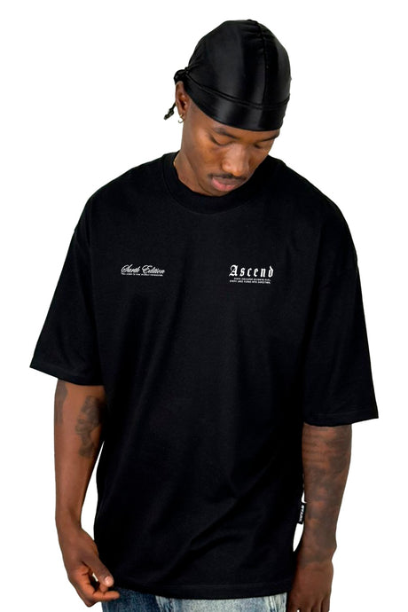 Oversize Negra Ascend Angel Fuego Alto Gramaje