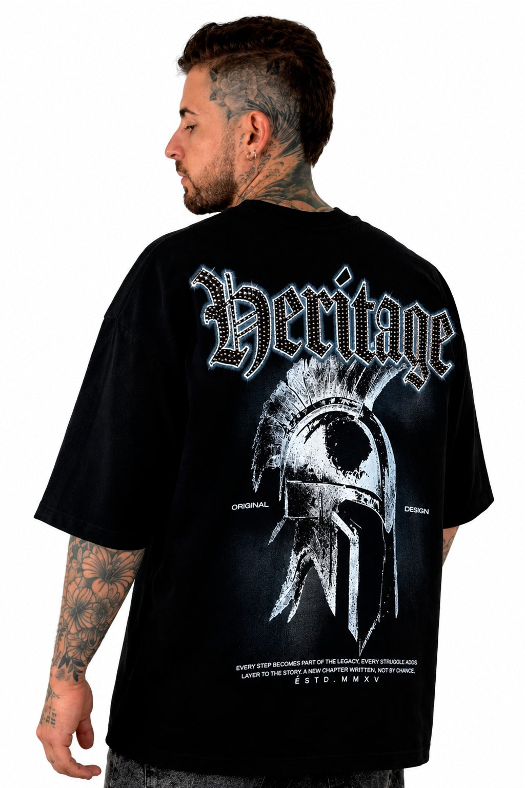 Oversize Negra Heritage Pedreria Alto Gramaje