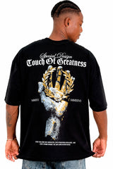 Oversize Negra Touch Of Creatness Alto Gramaje
