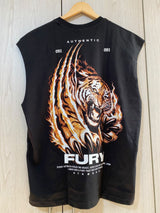 Camisilla Negra Fury Alto Gramaje