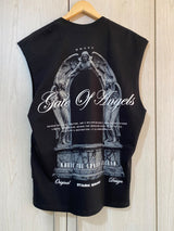 Camisilla Negra Gate Of Angels Alto Gramaje