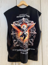 Camisilla Negra Intense Fire Angel Alto Gramaje