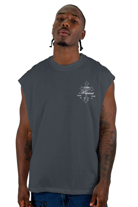 Camisilla Gris Oscuro Cruz Ancient Alto Gramaje