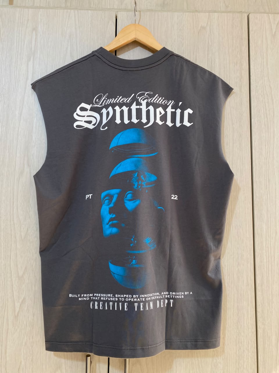 Camisilla Gris Oscuro  Synthetic Alto Gramaje