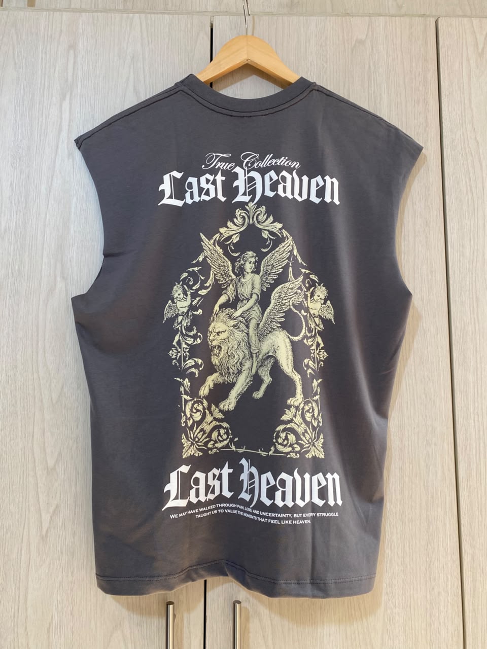 Camisilla Gris Oscuro Last Heaven Alto Gramaje