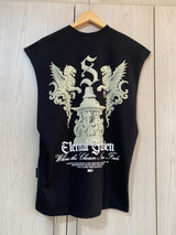 Camisilla Negra Eternal Garden Alto Gramaje
