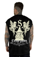Camisilla Negra Eternal Garden Alto Gramaje