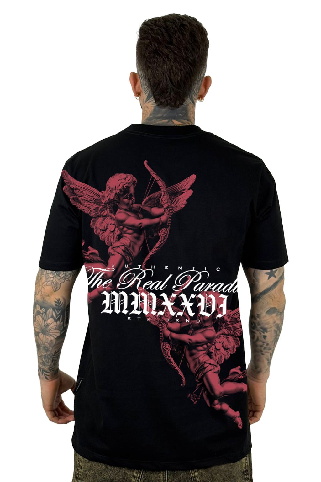 Camiseta Negra The Real Paradise Alto Gramaje